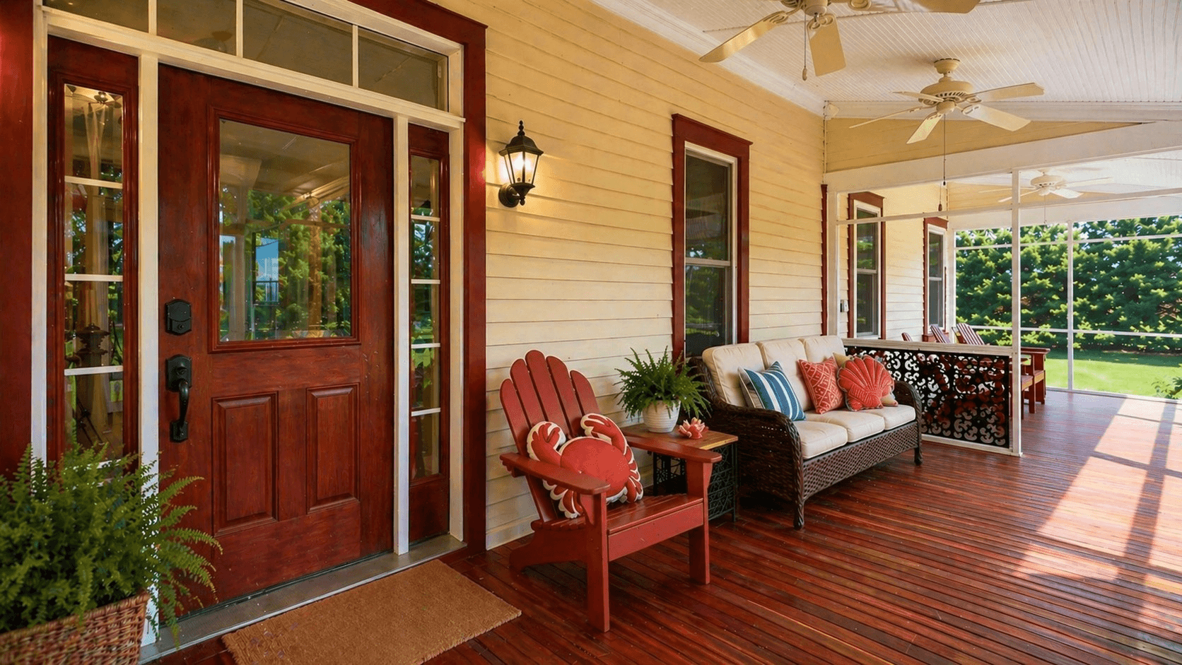 Front porch at Still Pond Inn